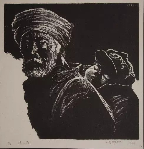 赵延年版画作品欣赏，赵延年版画高清图片